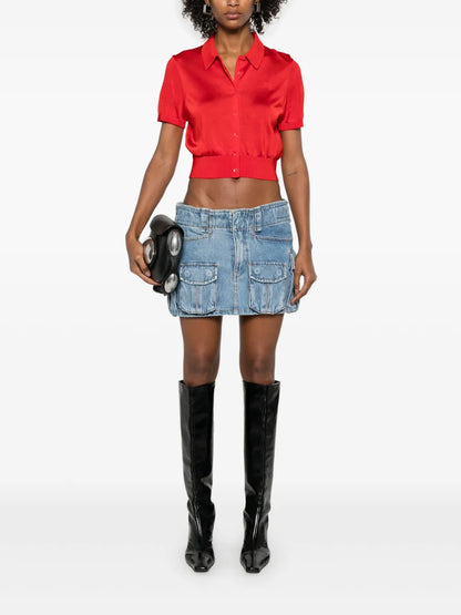 Mid-Rise Mini Skirt