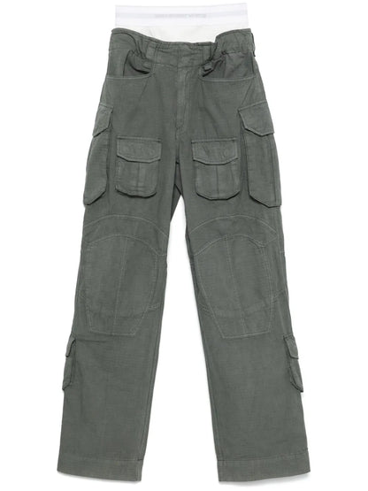 Logo-Waistband Cargo Pants