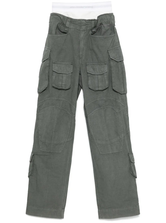Logo-Waistband Cargo Pants