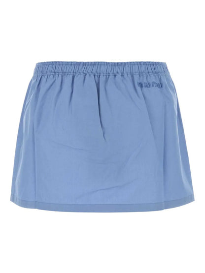 Poplin Mini Skirt