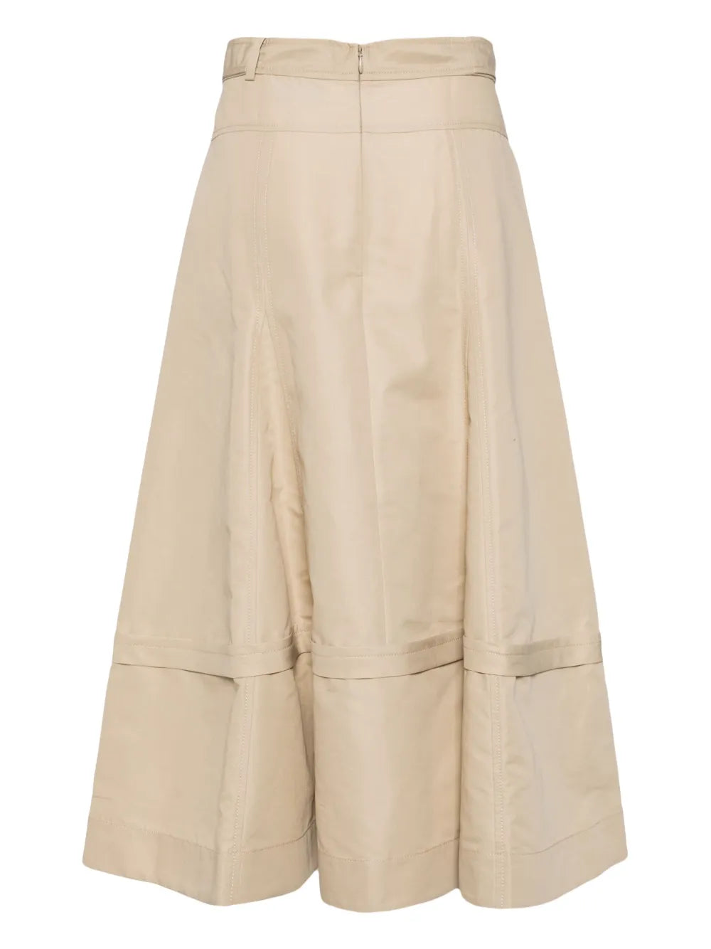 Belted Flare Skirt