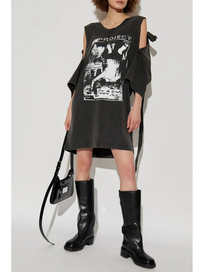 Cut-Out Mini Dress