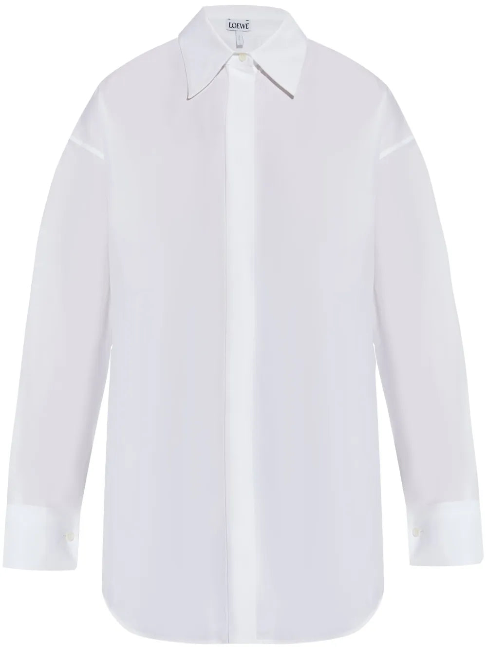 Draped Cotton Shirt