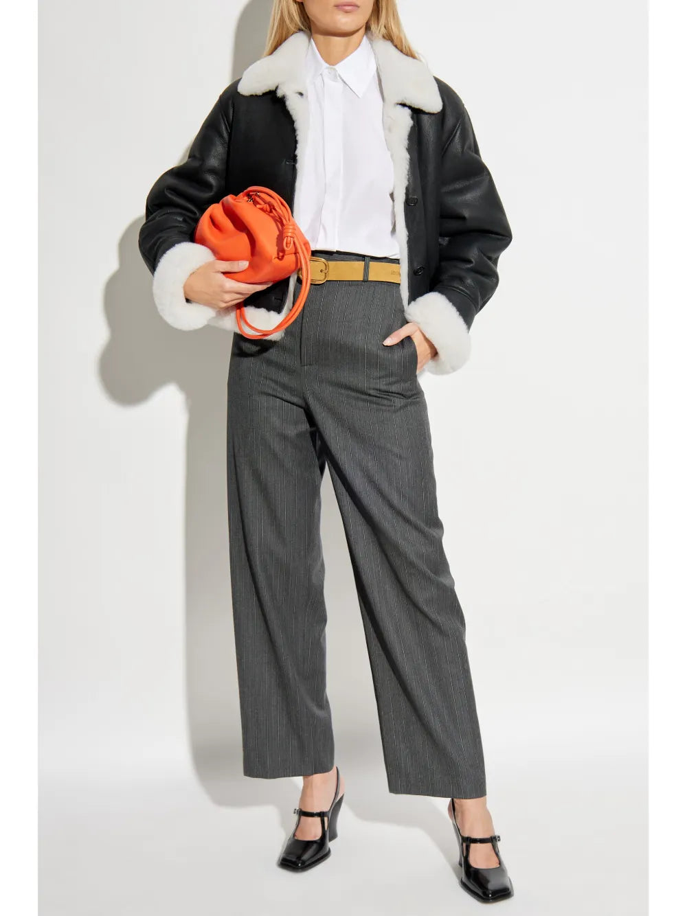 Draped Cotton Shirt