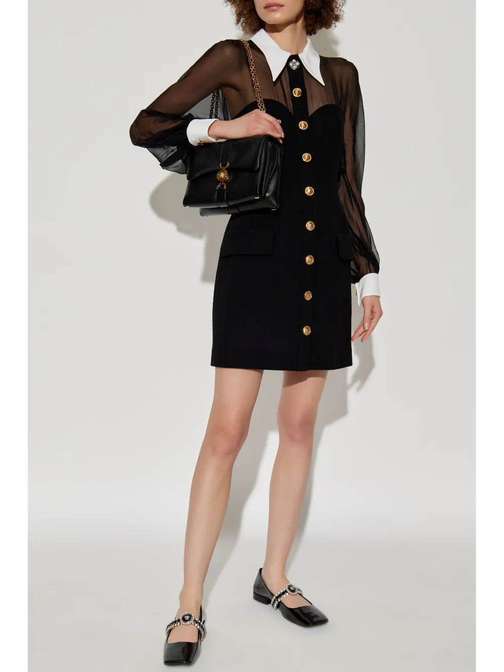Panelled Bustier Mini Dress