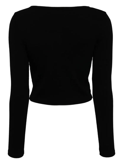 Logo-Embroidered Top