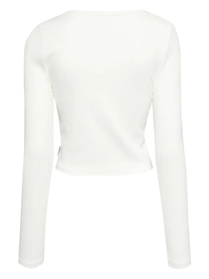 Logo-Embroidered Top