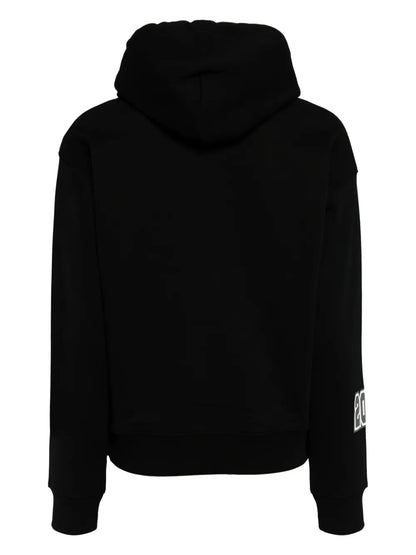 Logo-Print Long-Sleeved Hoodie