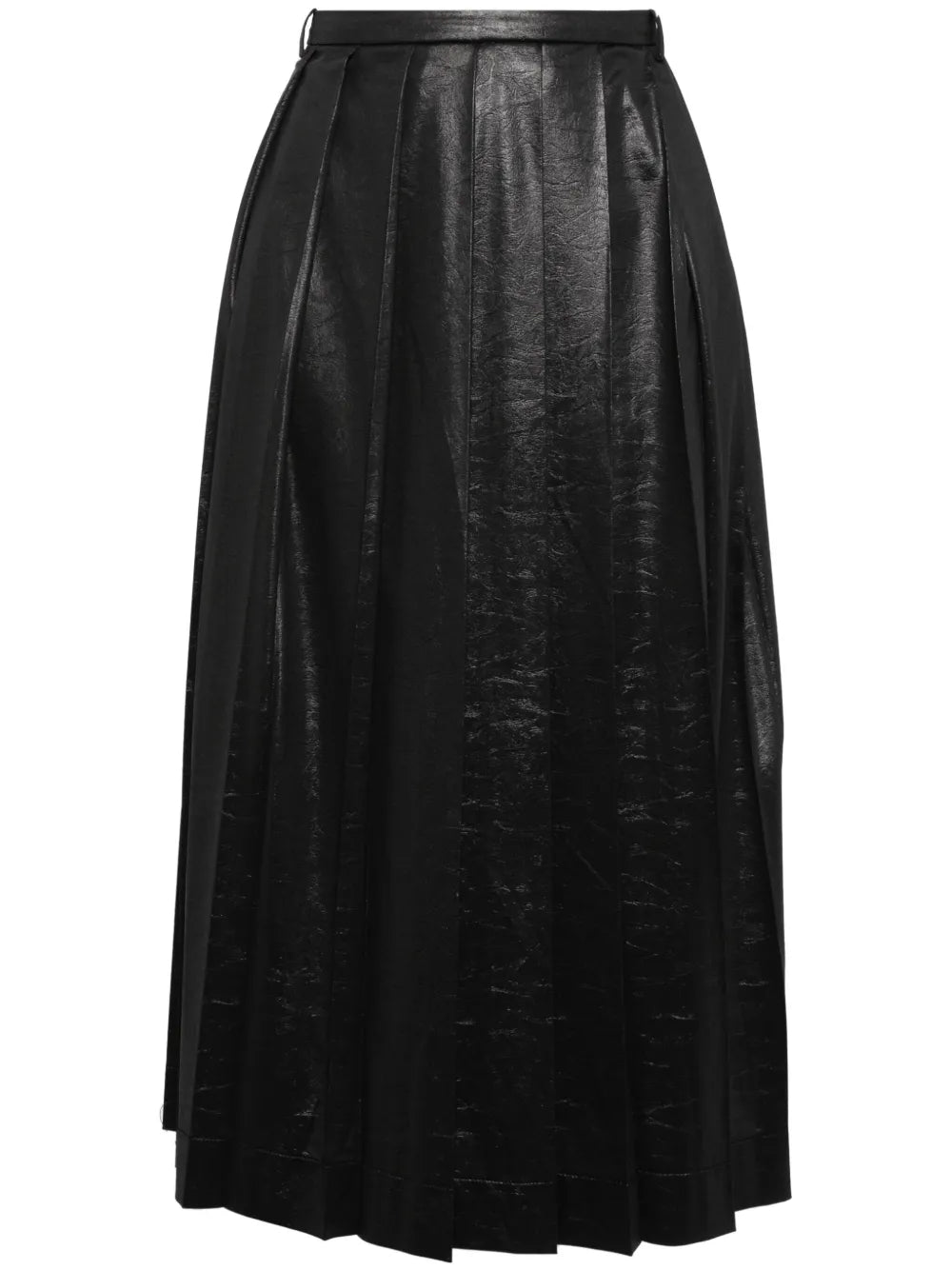 Pleated Midi Skirt