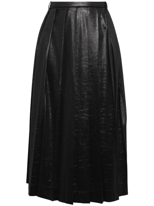 Pleated Midi Skirt