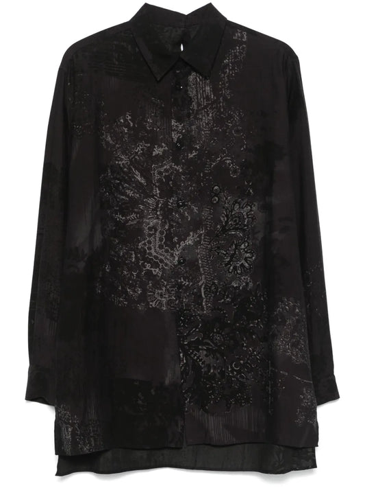 Abstract-Print Shirt