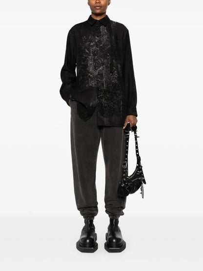 Abstract-Print Shirt
