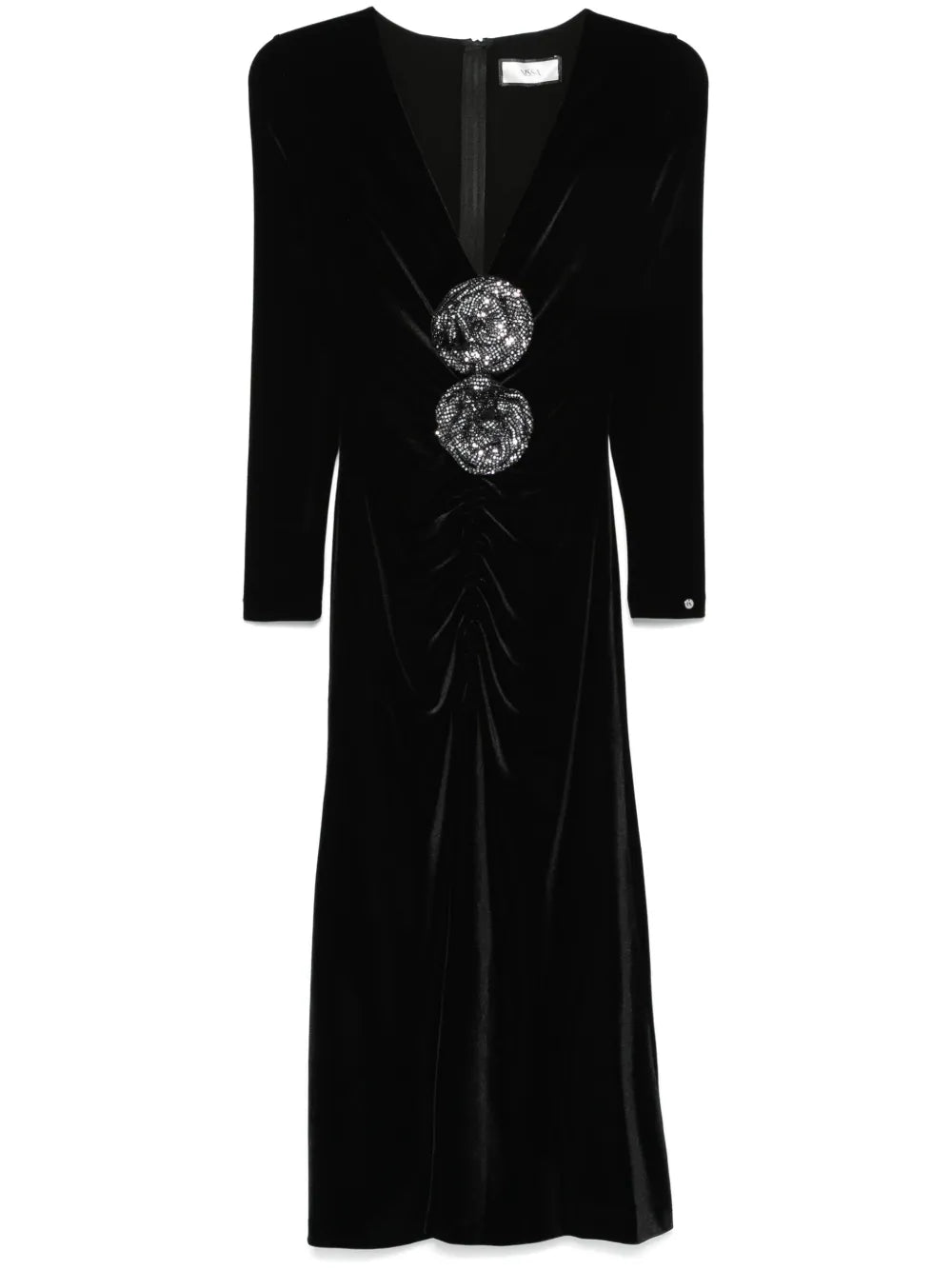 Velvet Midi Dress