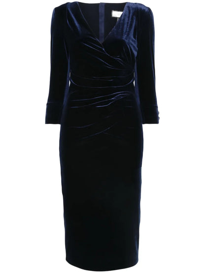 Velvet Midi Dress