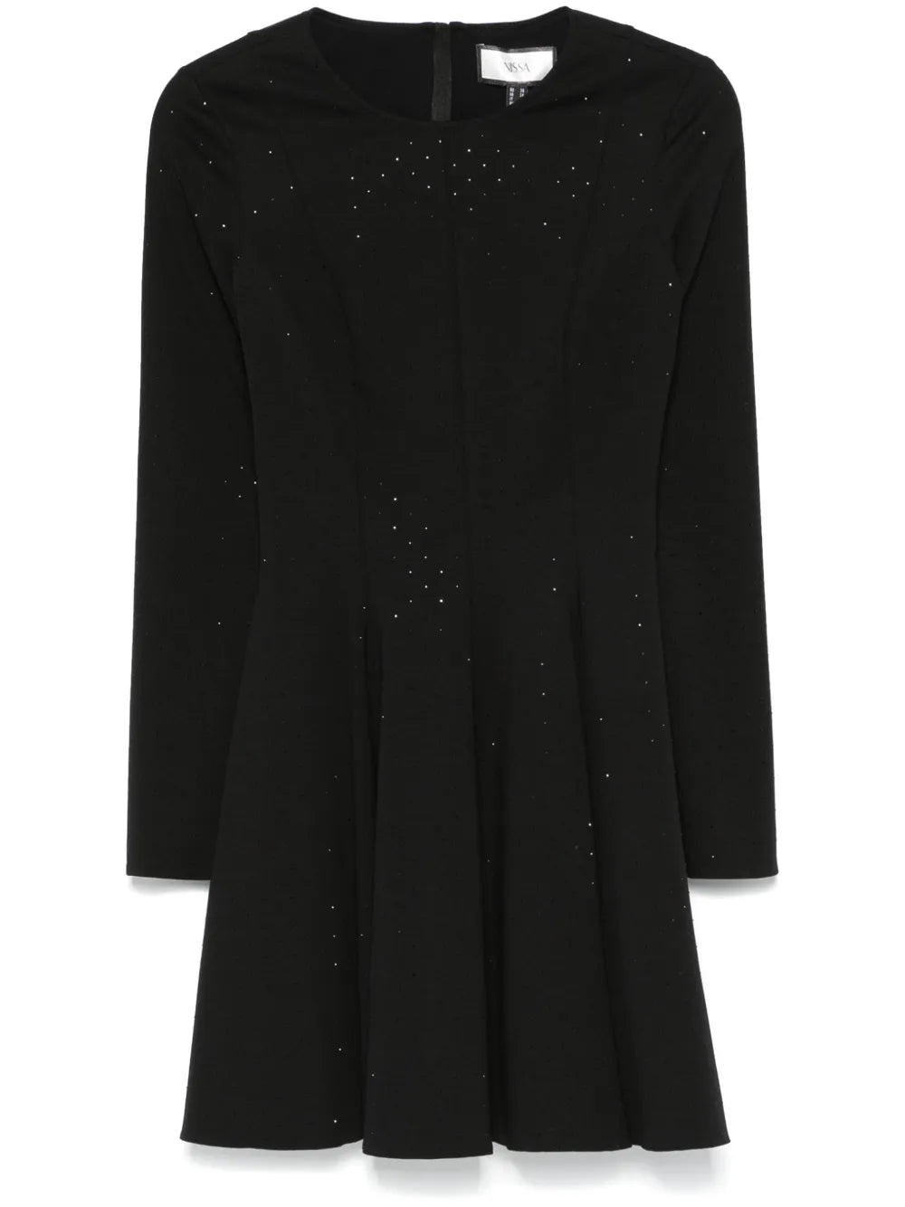Rhinestone-Embellished Mini Dress