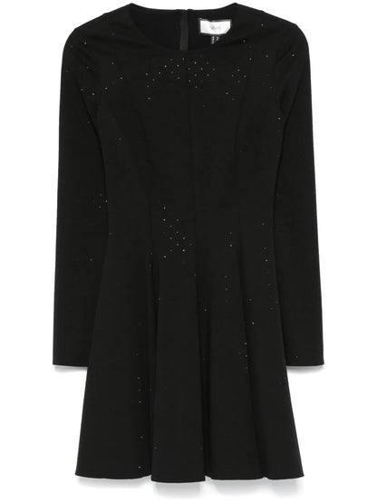 Rhinestone-Embellished Mini Dress