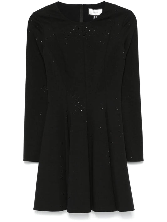 Rhinestone-Embellished Mini Dress