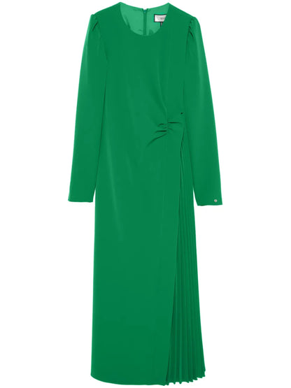 Pleated Midi Dress