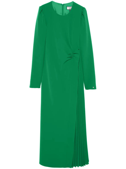 Pleated Midi Dress