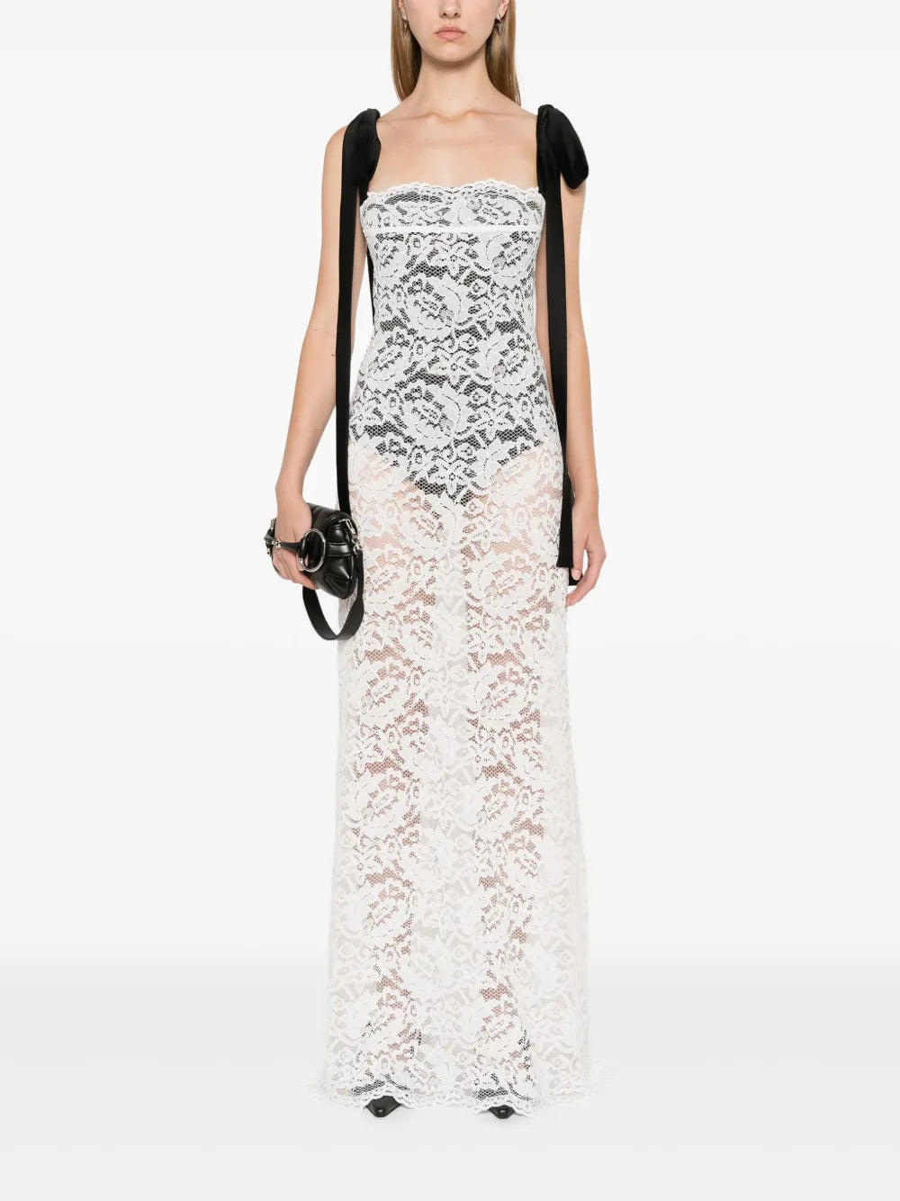 Corded-Lace Maxi Dress
