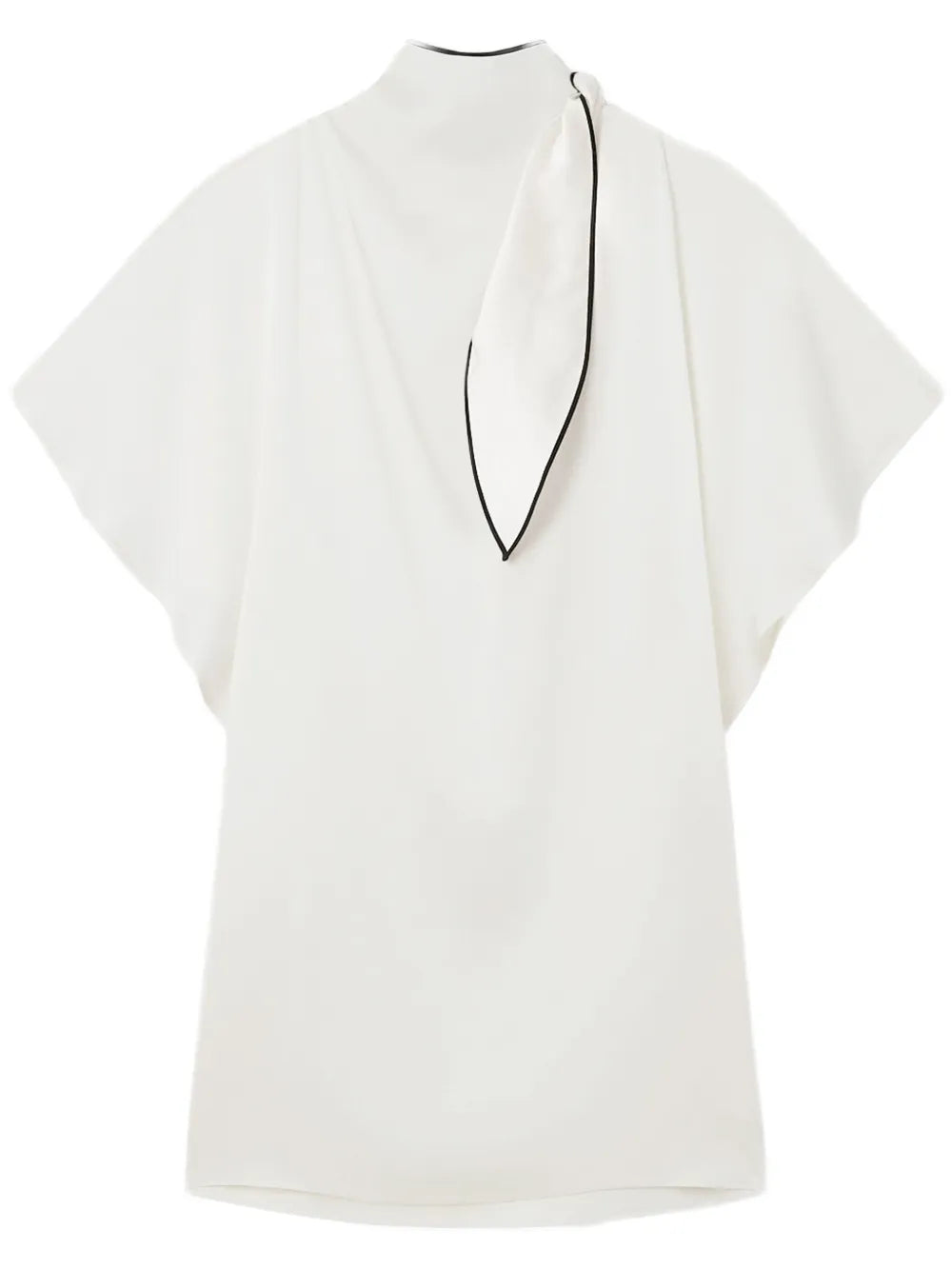 Mock-Neck Mini Dress