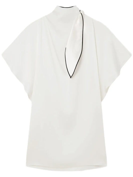 Mock-Neck Mini Dress