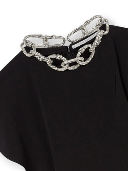 Chain-Embellished Jumpsuit