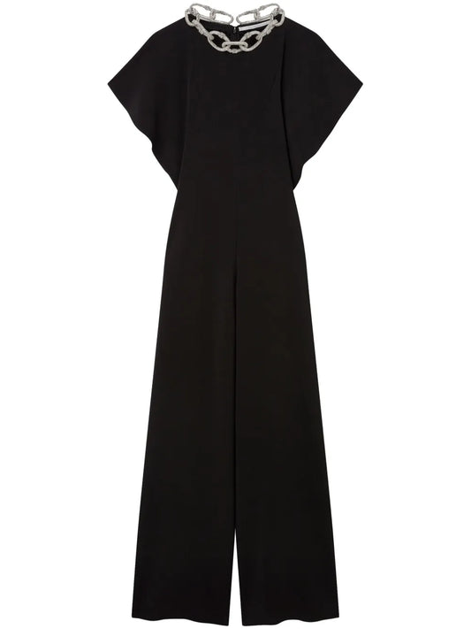 Chain-Embellished Jumpsuit