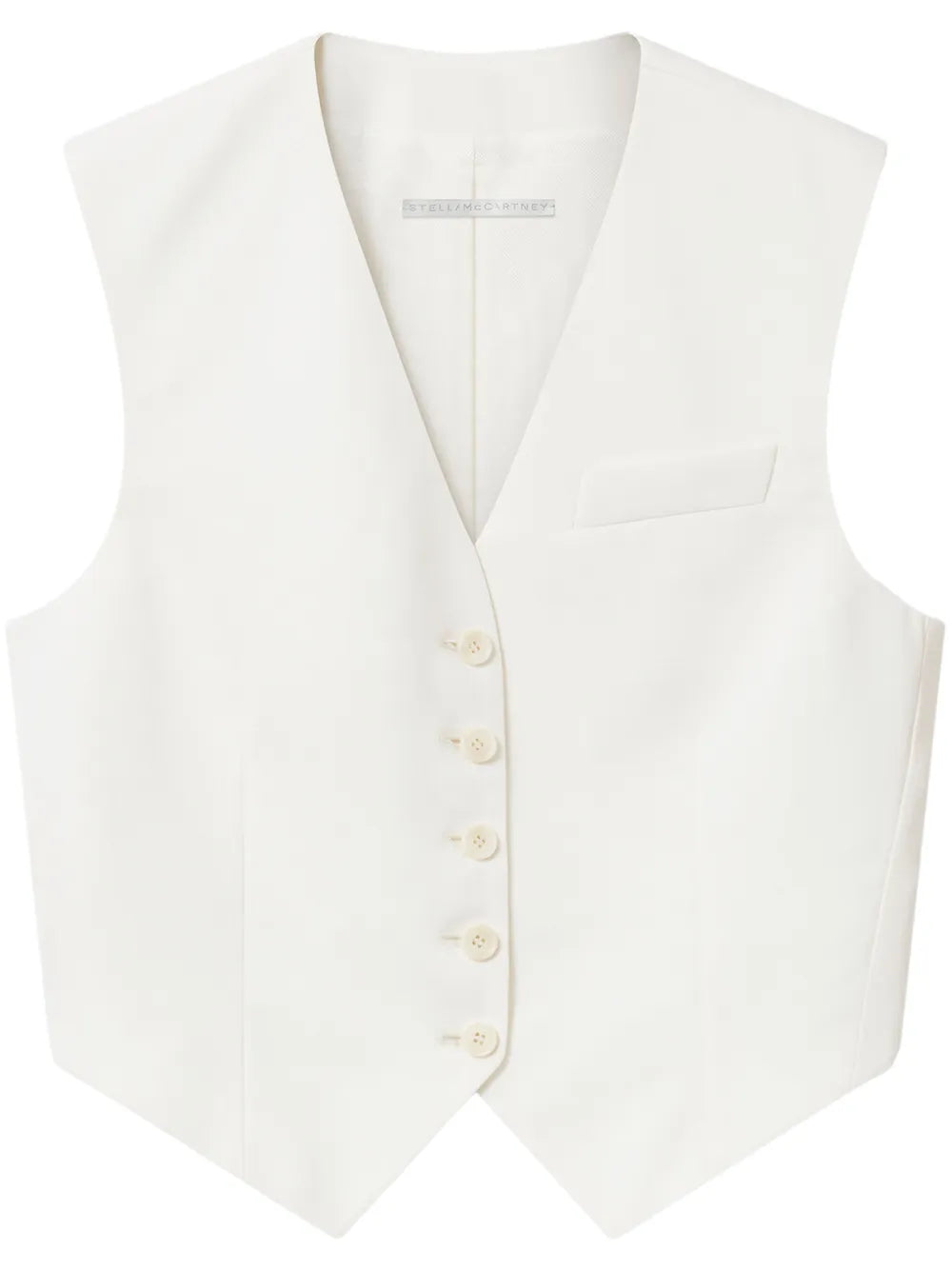 Cropped Tailored Vest
