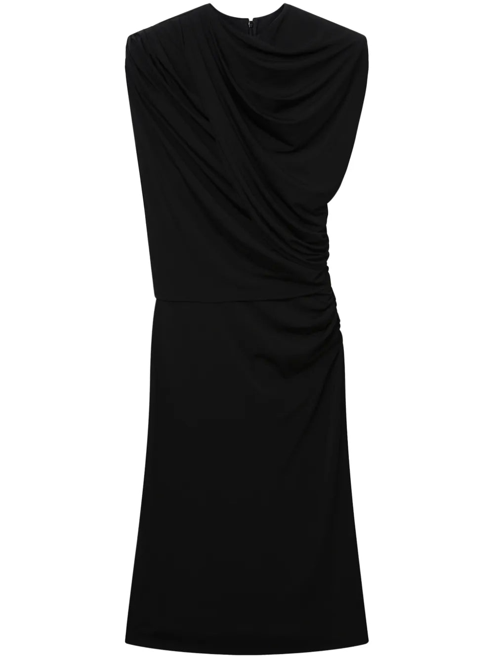 Draped Midi Dress