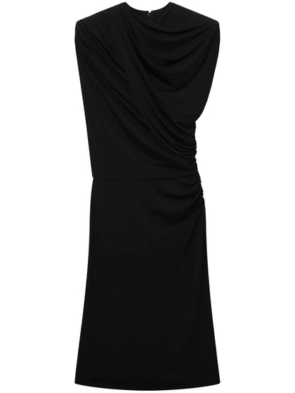Draped Midi Dress