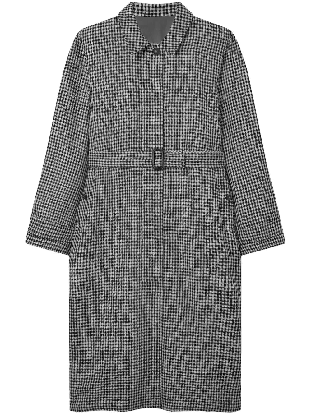 Checked Reversible Car Coat