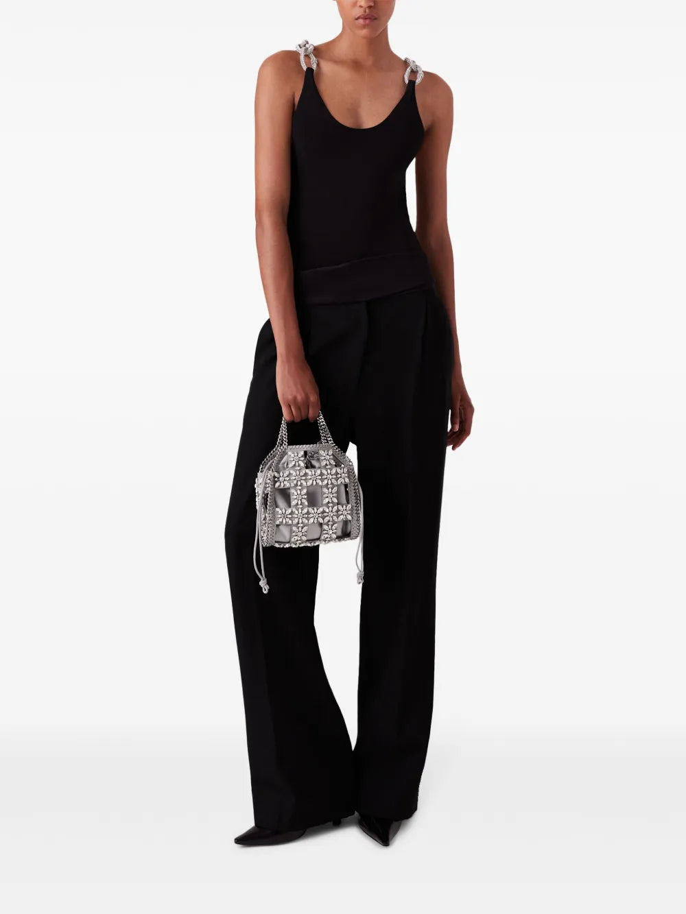 Crystal-Embellishment Chain-Strap Body