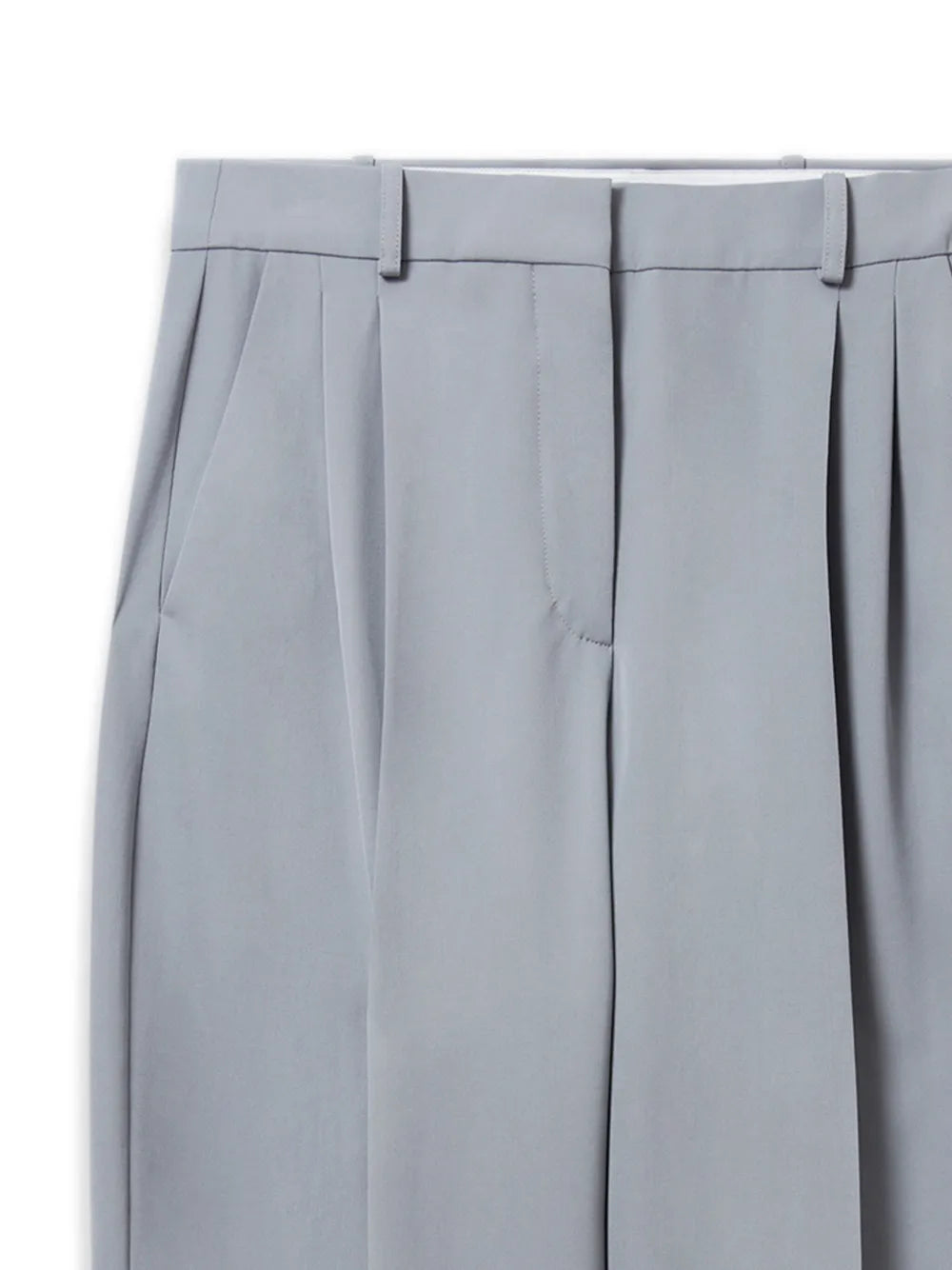 Iconic Cropped Pleated Trousers