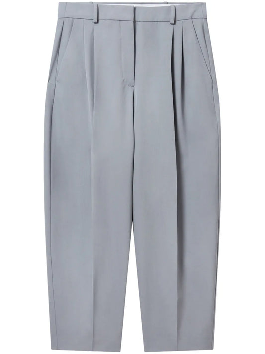 Iconic Cropped Pleated Trousers