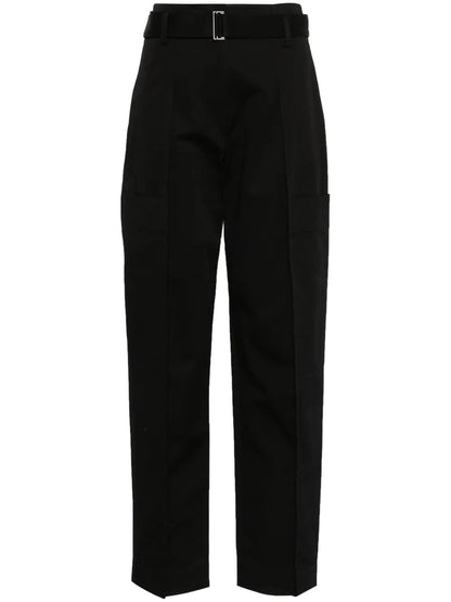 Cotton Belted Trousers