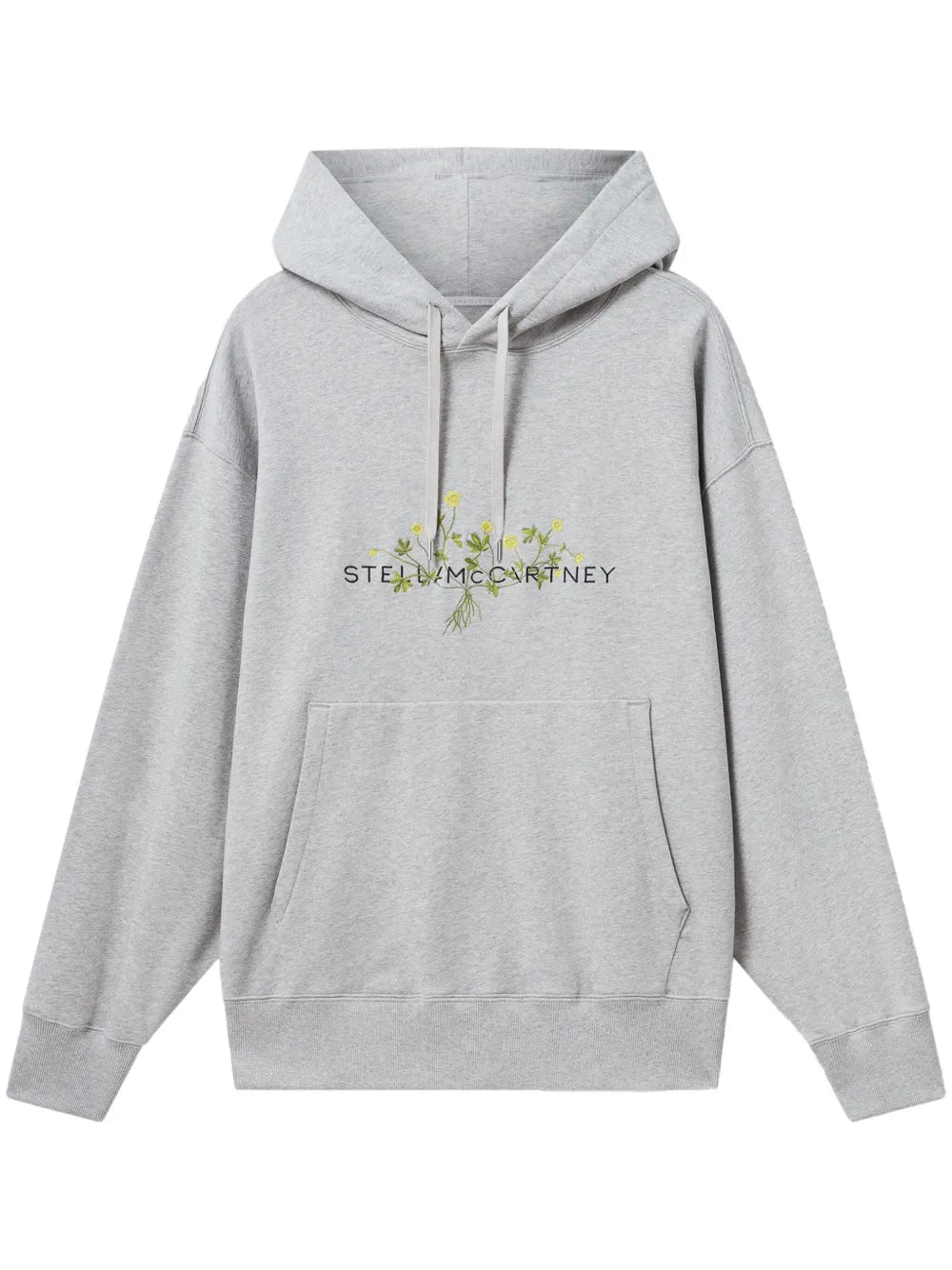 Floral-Embroidery Hoodie