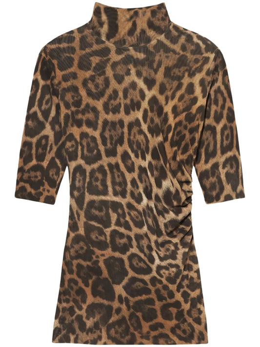Leopard-Print Top