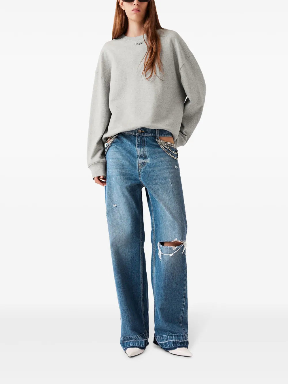 Logo-Charm Sweatshirt