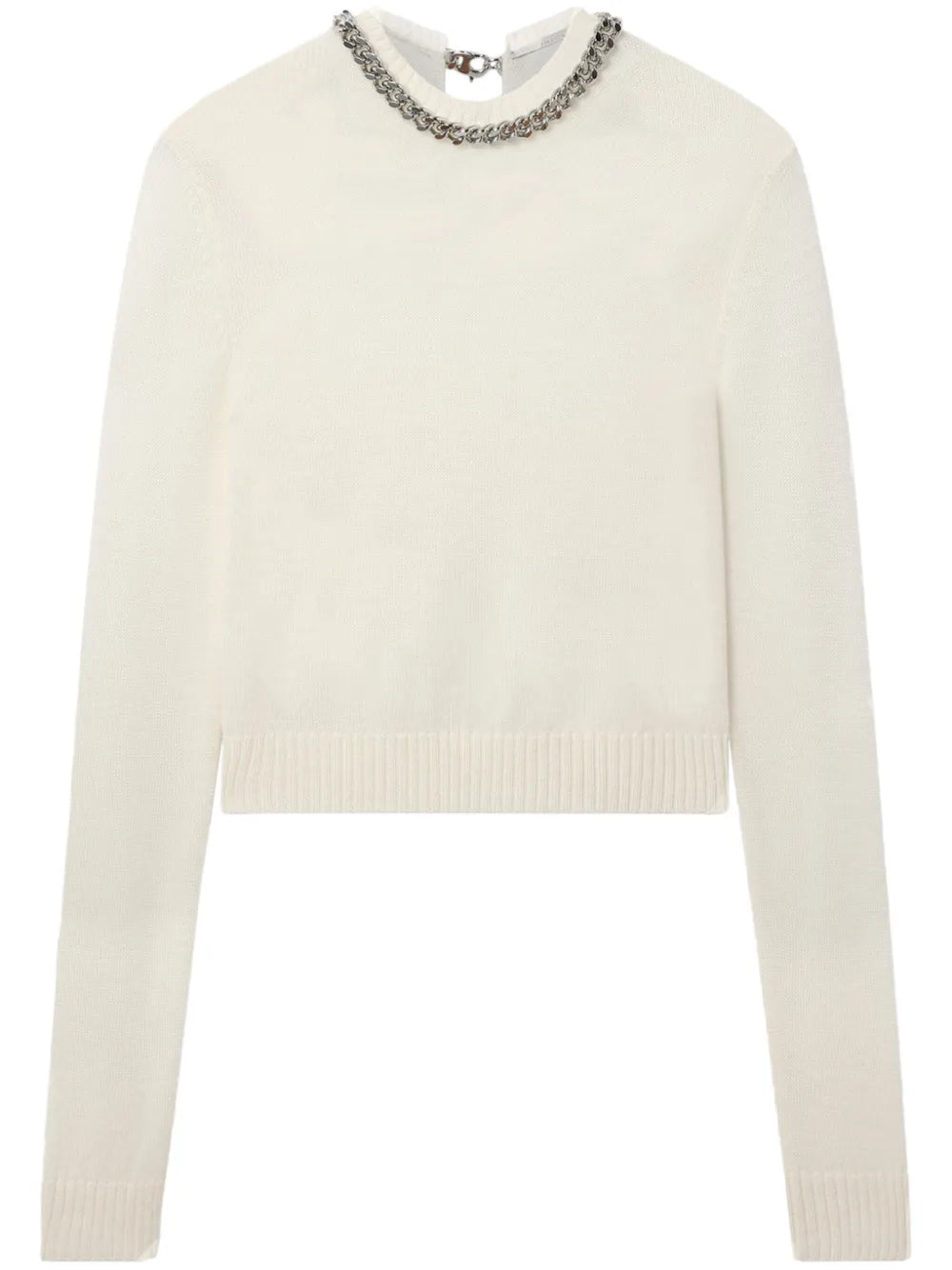 Falabella-Chain Fine-Knit Sweater