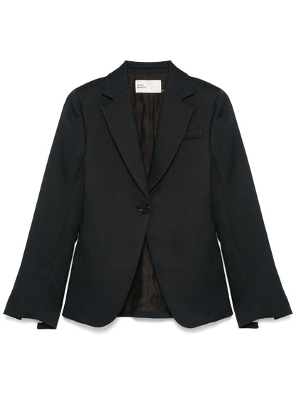 Textured Crepe Blazer