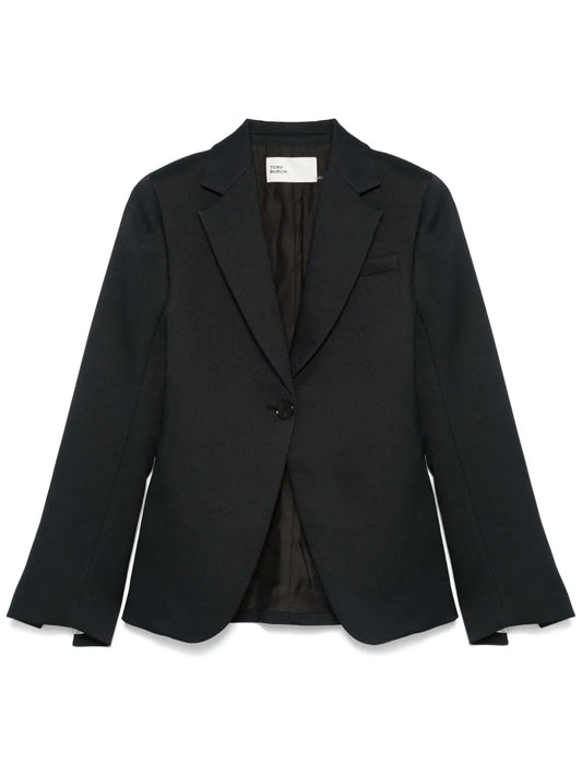 Textured Crepe Blazer