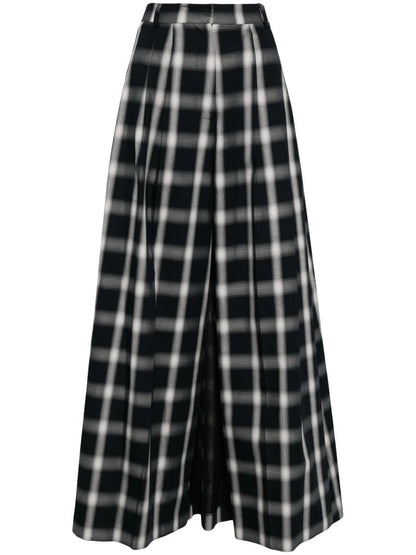 Checked Pants