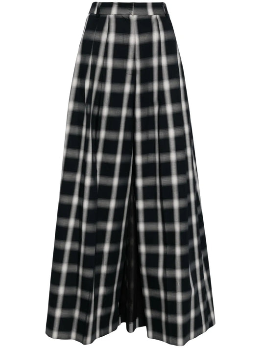Checked Pants