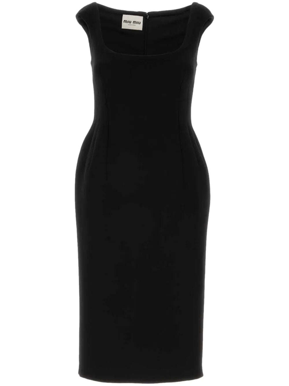 Virgin Wool Midi Dress