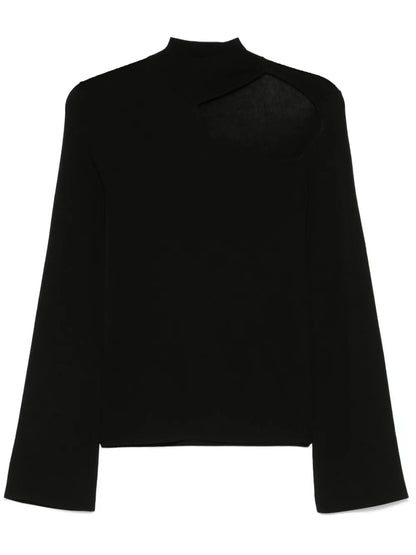 Cut-Out Knitted Top