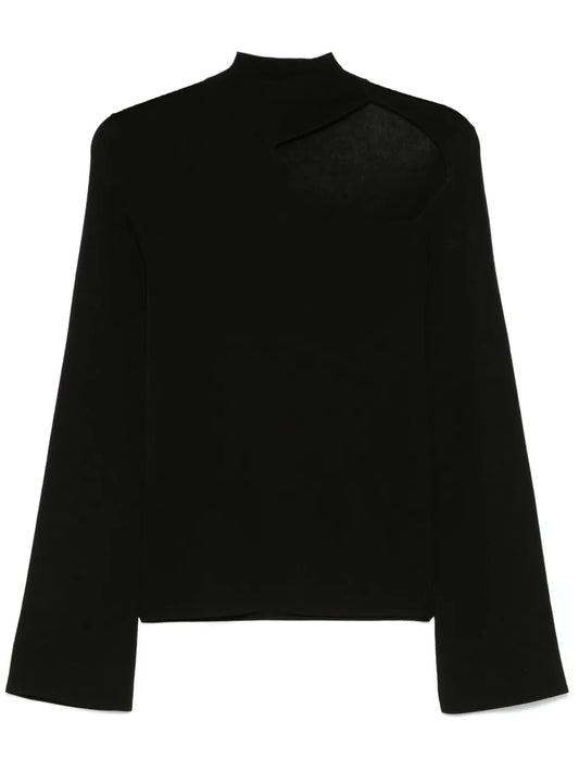 Cut-Out Knitted Top