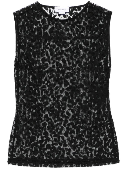 Leopard-Patterned Top