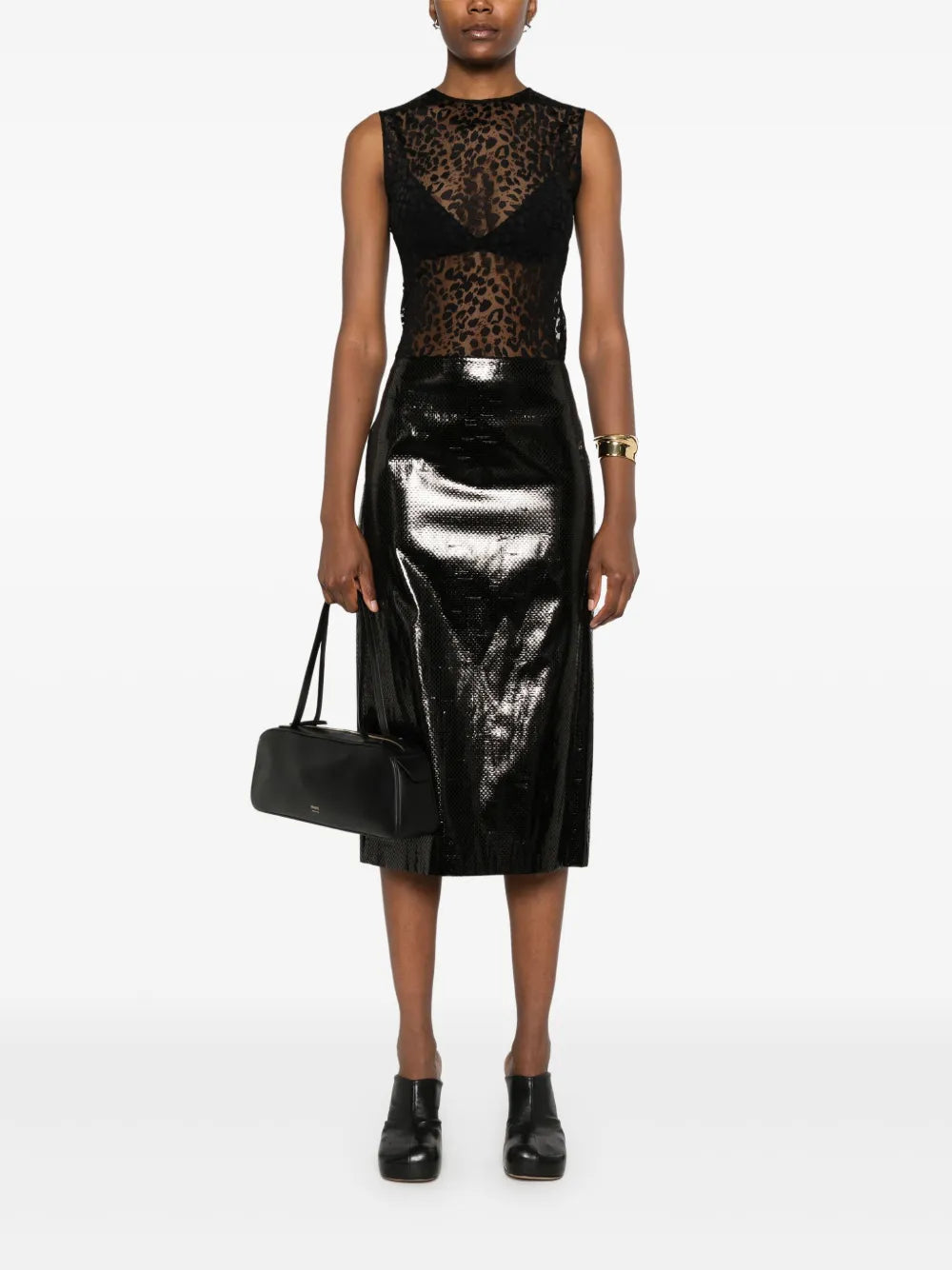 Leopard-Patterned Top