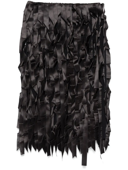 Ribbon-Embellishment Skirt